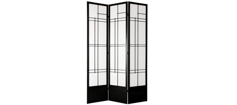 black shoji screen