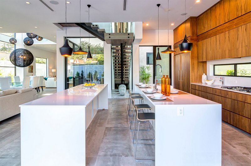 25 Contemporary Two Island Kitchen Designs Every Cook Wants To Own   25 La 