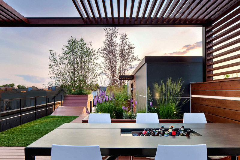 Gorgeous Rooftop Design with City Views of Chicago | Home Design Lover