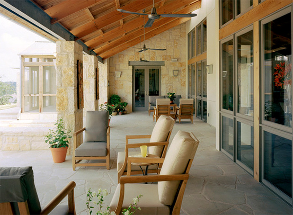 Hillside Residence Front Porch