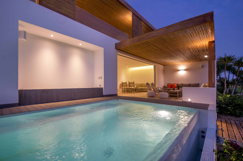 Peruvian Beach House Geometric Pool