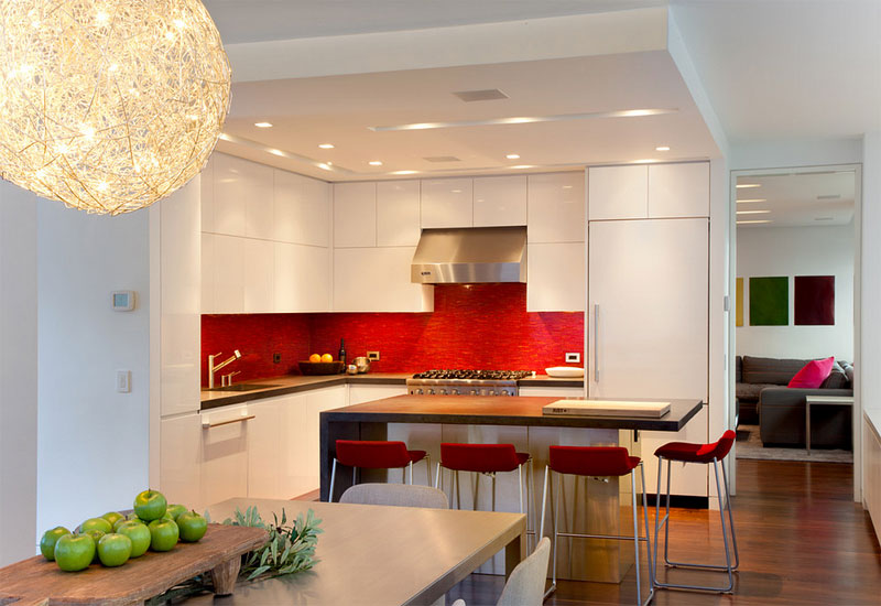 red backsplash