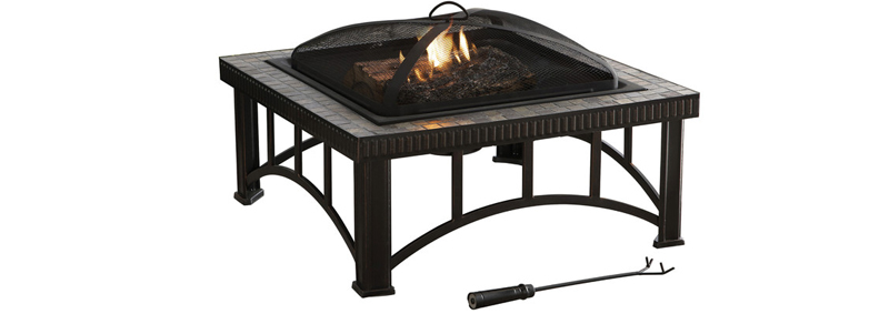 square outdoor fire pit