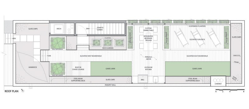 Roof top floor plan