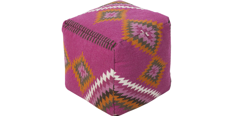 Fluffy Cube Poufs