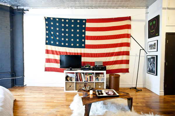 22 Ideas To Decorate Your Interior With Flags Home Design Lover