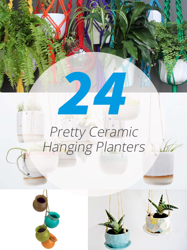 ceramic hanging planters