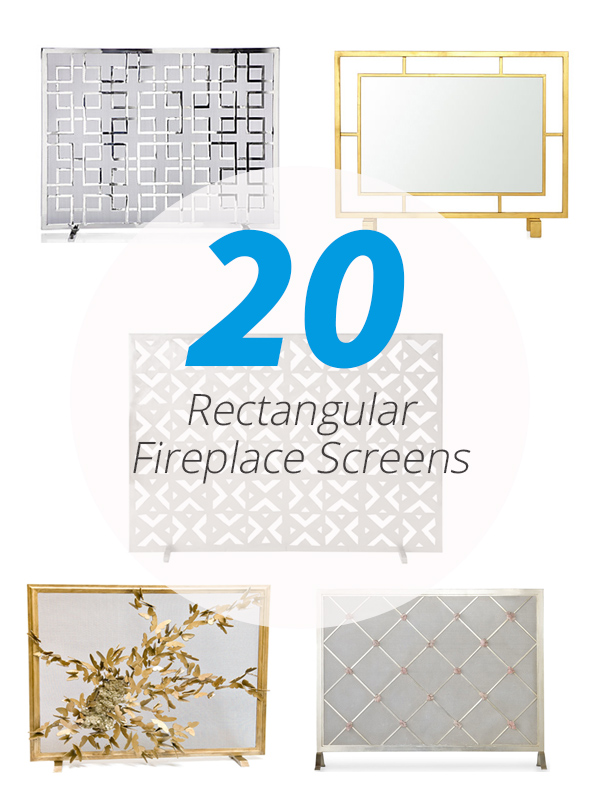 20 Contemporary Home Decors Rectangular Fireplace Screens Home