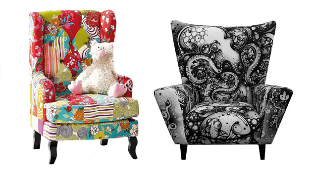 22 Gorgeous Printed Wing Back Chairs Home Design Lover
