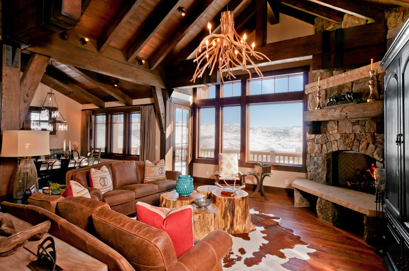 Fascinating Antler Chandeliers In 22 Interesting Living Rooms Home Design Lover