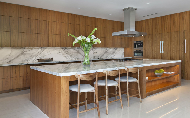 Modern Miami Beach House Kitchen