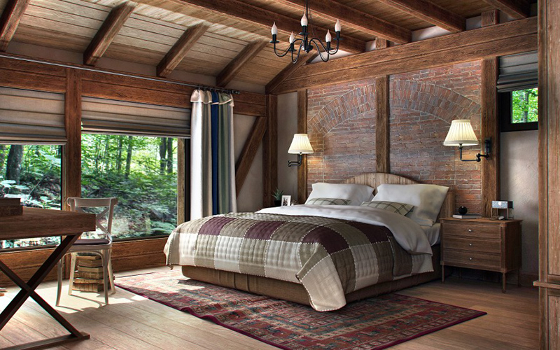 wood design bedroom