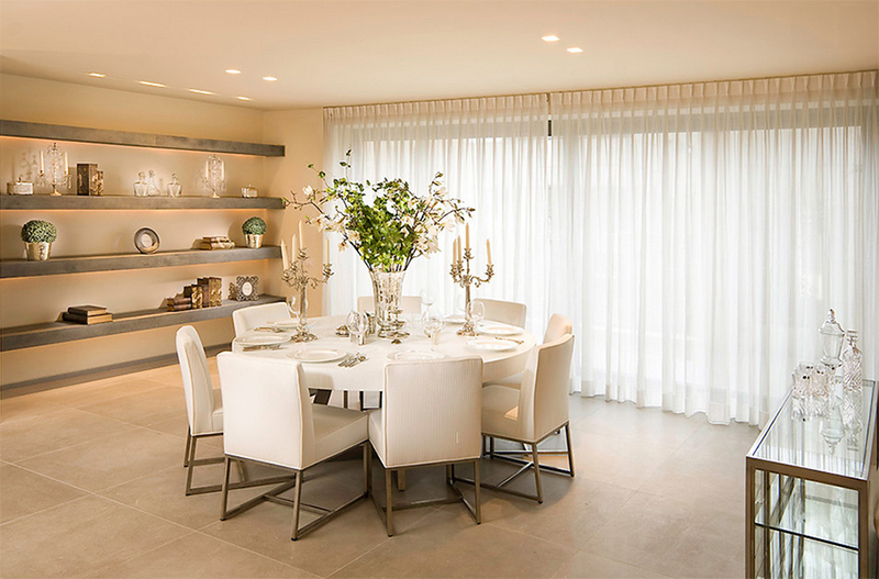 Furniture Arrangement Ideas 25 Dining Rooms With Round White Dining Table Home Design Lover