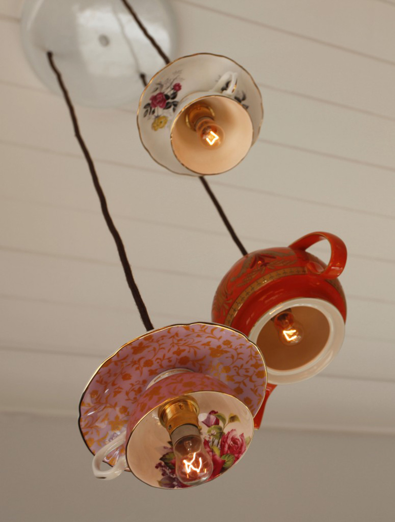 Teacup Pendant Light