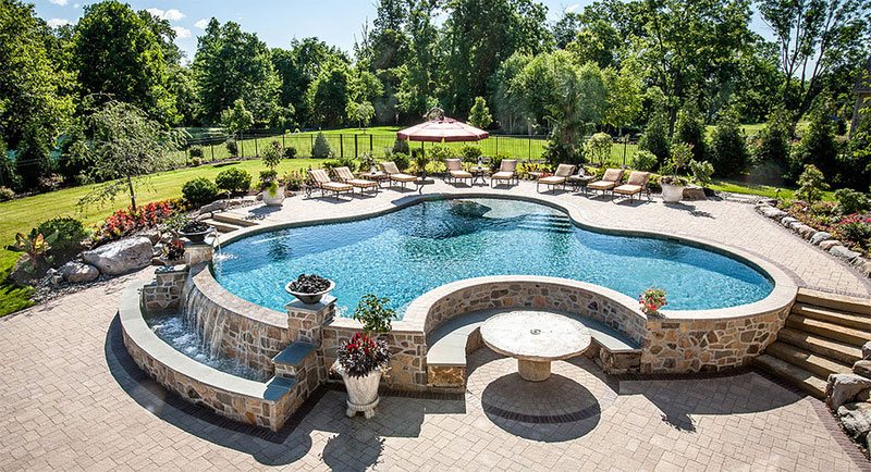 20 Landscaping Ideas for Above Ground Swimming Pool | Home Design Lover