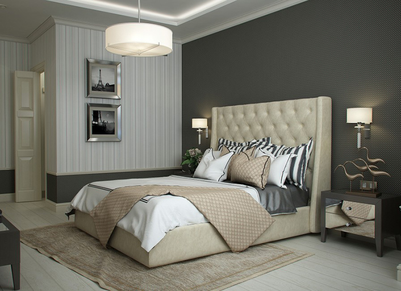 bachelor elegant bedroom