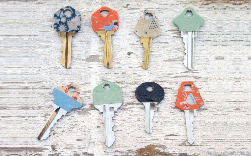 22 DIY Ways to Dress Up Your House Keys | Home Design Lover