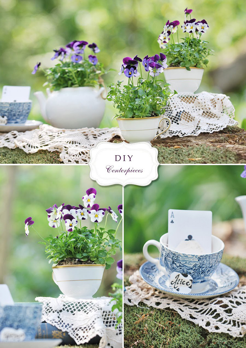 Diy Flower Amp Teacup Centerpieces