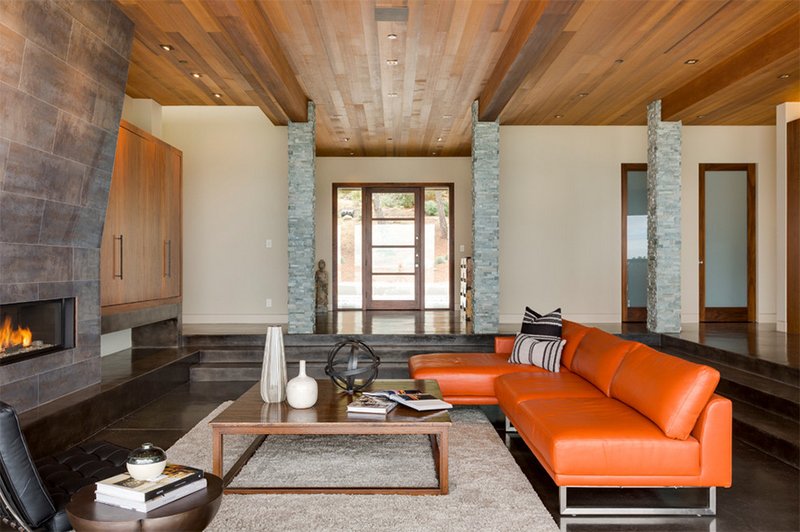 23 Living Rooms With Wooden Ceilings Exuding A Warm Aura Home