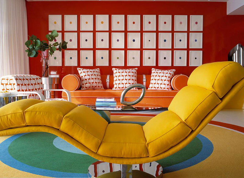 colorful furniture