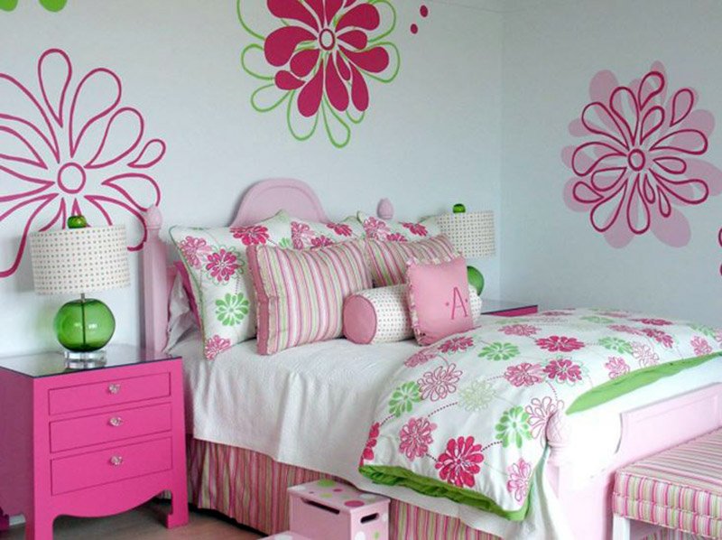 20 Fun Pink And Green Bedroom Designs Home Design Lover