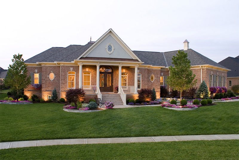 front floral garden