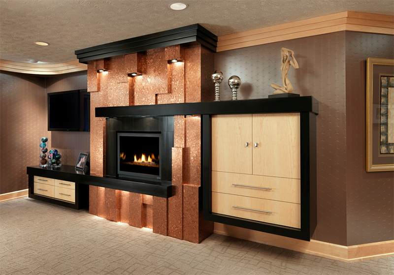 copper fireplaces
