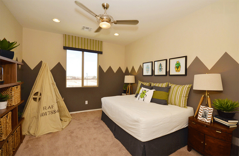 brown teepee bedrooms