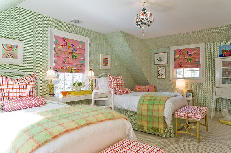 20 Fun Pink And Green Bedroom Designs | Home Design Lover