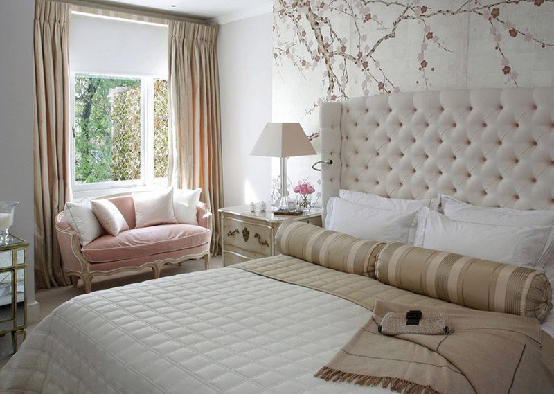 20 Elegant and Tranquil Pink and Gray Bedroom Designs | Home Design Lover