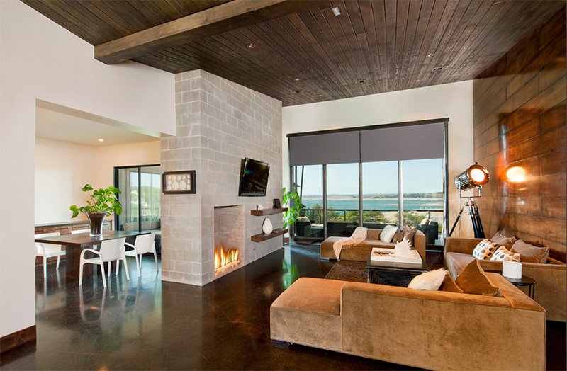 23 Living Rooms With Wooden Ceilings Exuding A Warm Aura Home