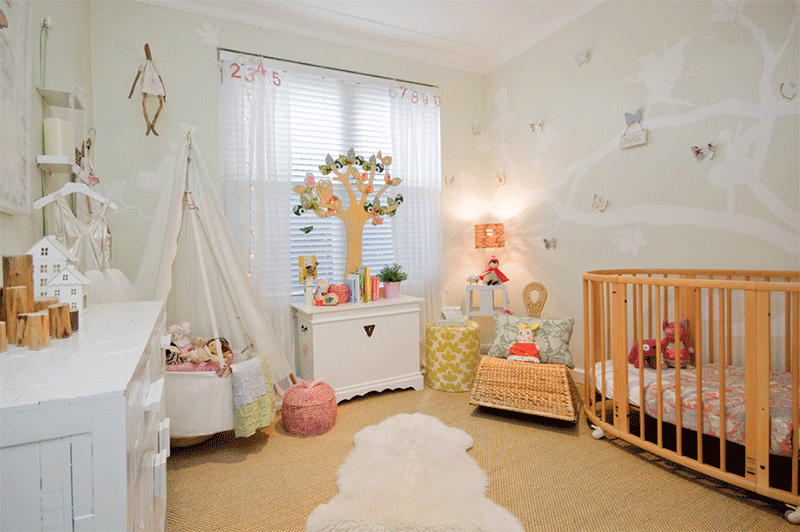 baby teepee room