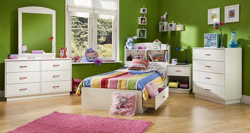 20 Fun Pink And Green Bedroom Designs | Home Design Lover