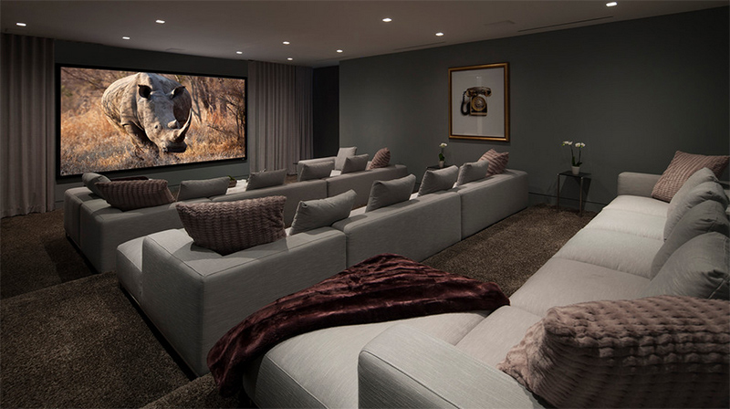 20 Well Designed Contemporary Home Cinema Ideas For The Basement Home Design Lover