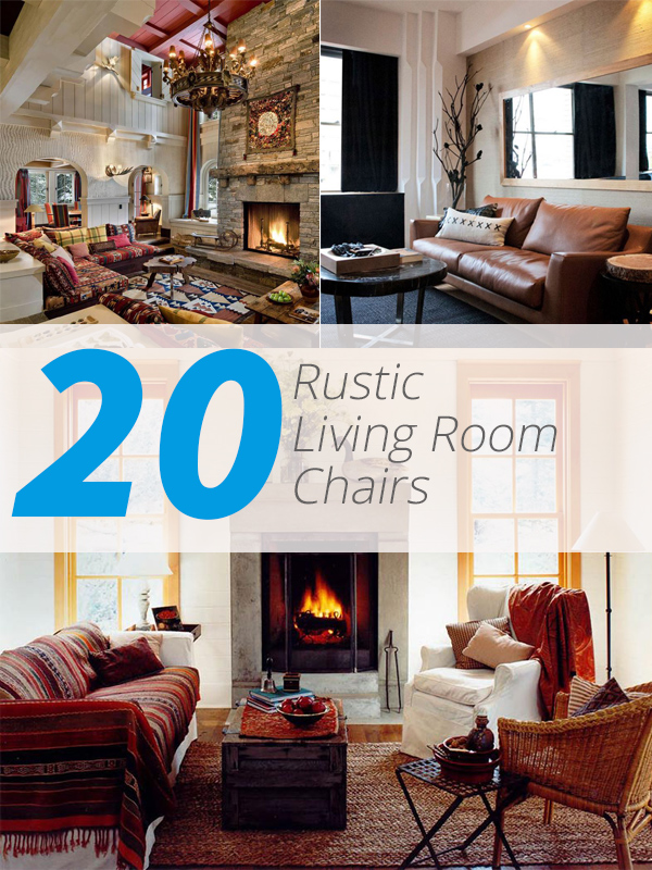 rustic livingroom chairs