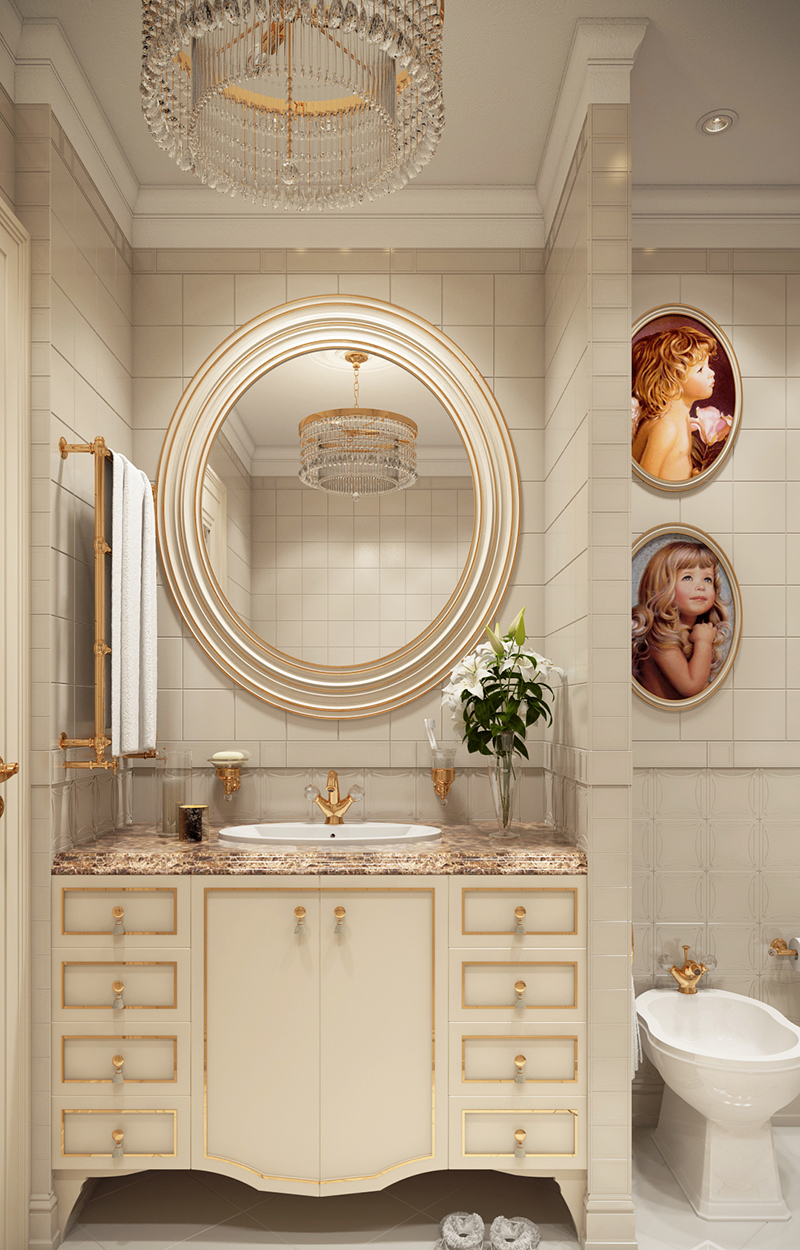 22 Beige  Contemporary Bathroom  Vanity Designs to Inspire 