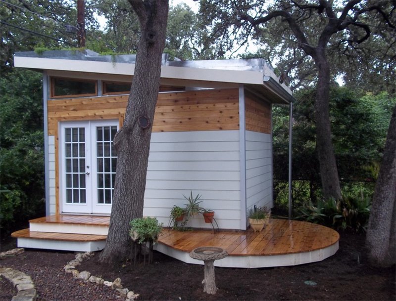 Studio with living roof