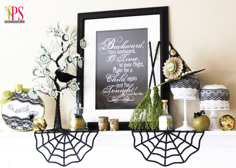 Halloween Mantel