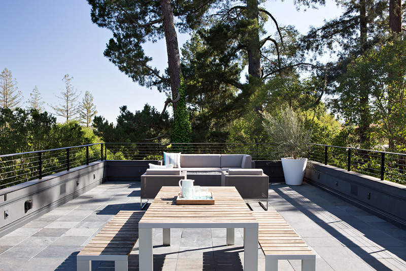 California Addition roof deck