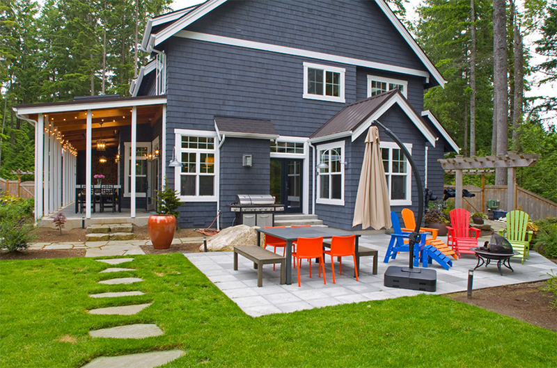 colorful outdoor chairs