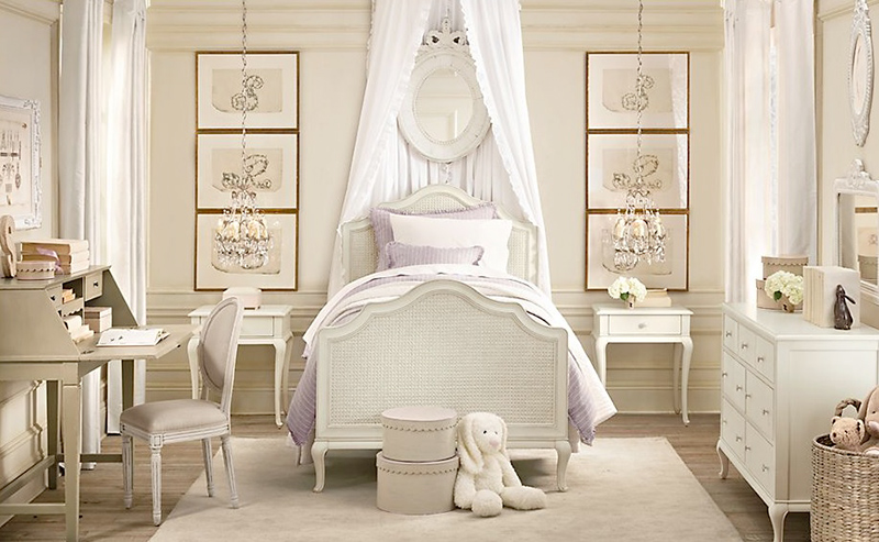 Lilac Cream Bedroom