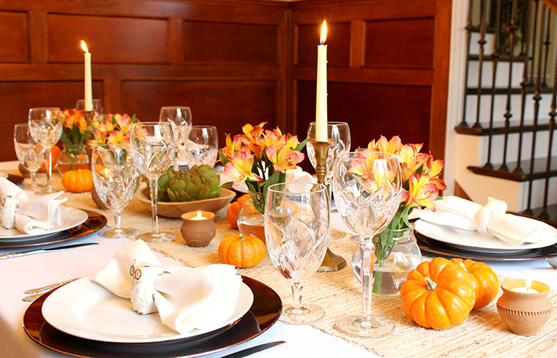 Creating a Fall Tablescape