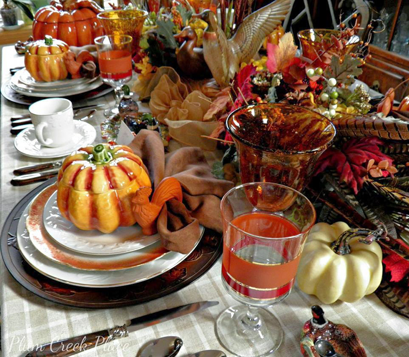 A Ducky Thanksgiving Tablescape