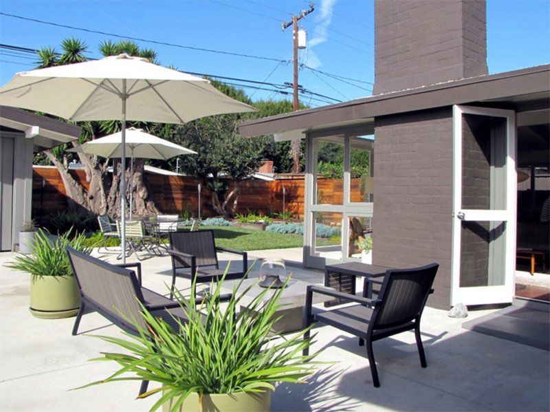 gray outdoor furniture