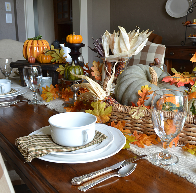 Pottery Inspired Fall Table