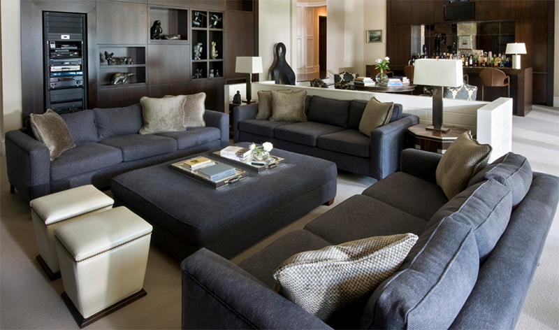 living room inspiration gray couch