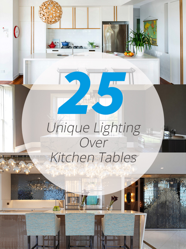 lightings over kitchen