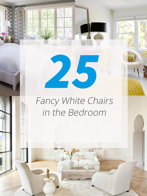 white chairs bedrooms