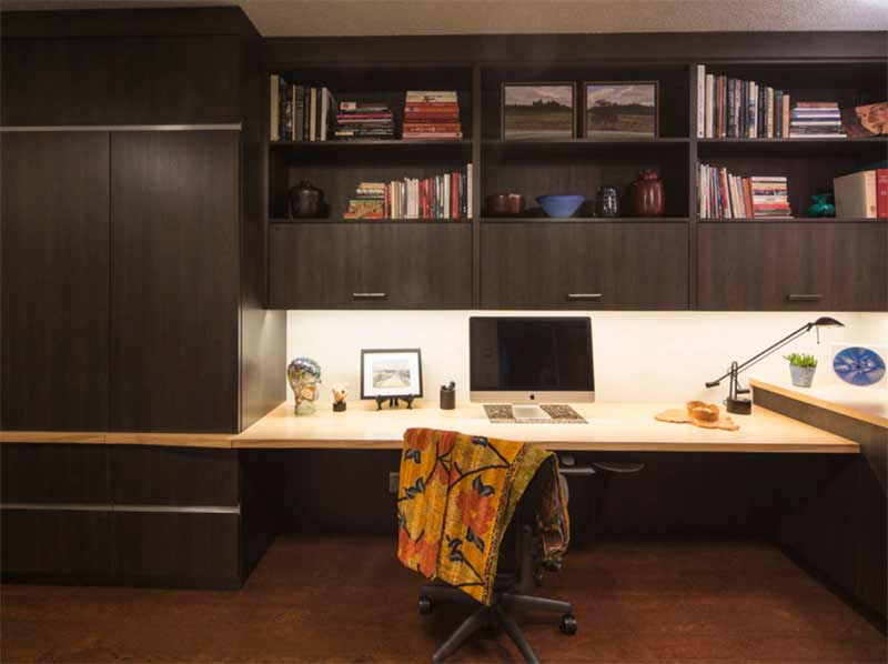 SW Portland Contemporary Condo: Home Office