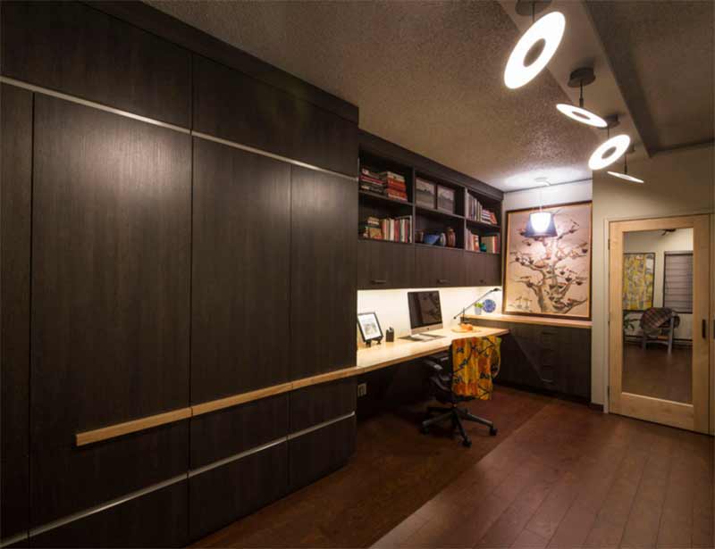 SW Portland Contemporary Condo: Home Office